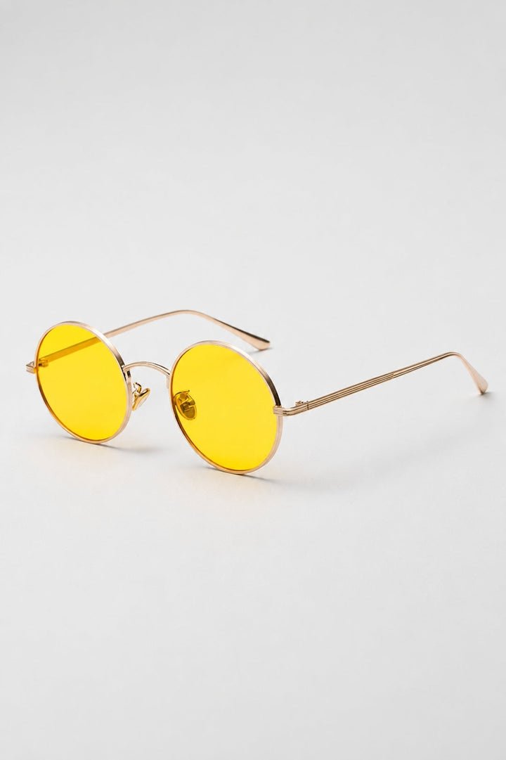 Men's sunglasses with a round fit | Metal frames and a classic vintage retro design