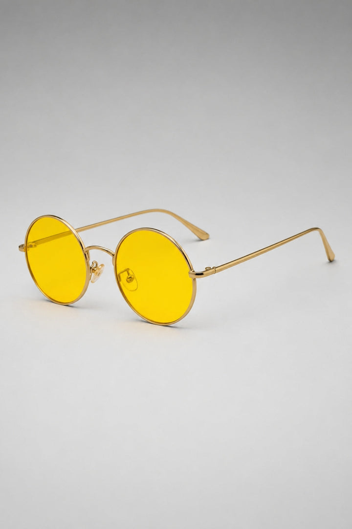 Men's sunglasses with a round fit | Metal frames and a classic vintage retro design