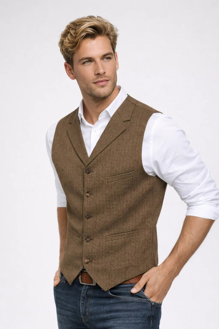 Men's Vest | Elegant Fit | Casual Suit Style