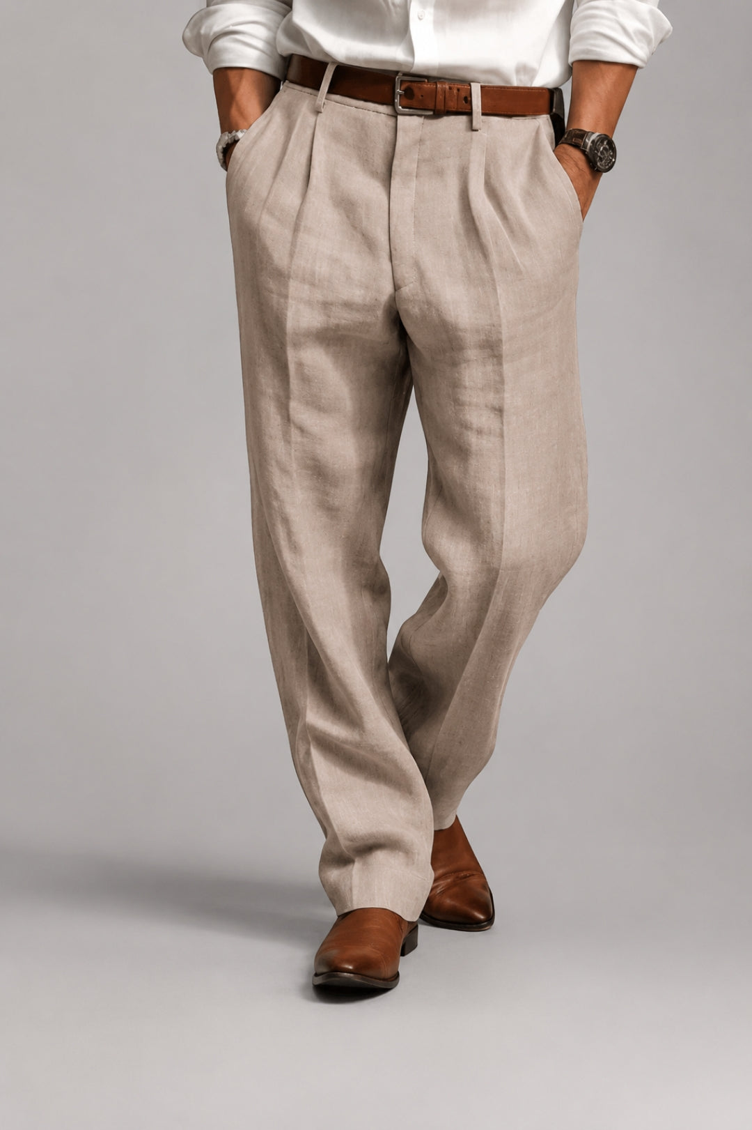 Men's Casual Pants - Straight Leg & Loose Fit - Everyday Loungewear Bottoms