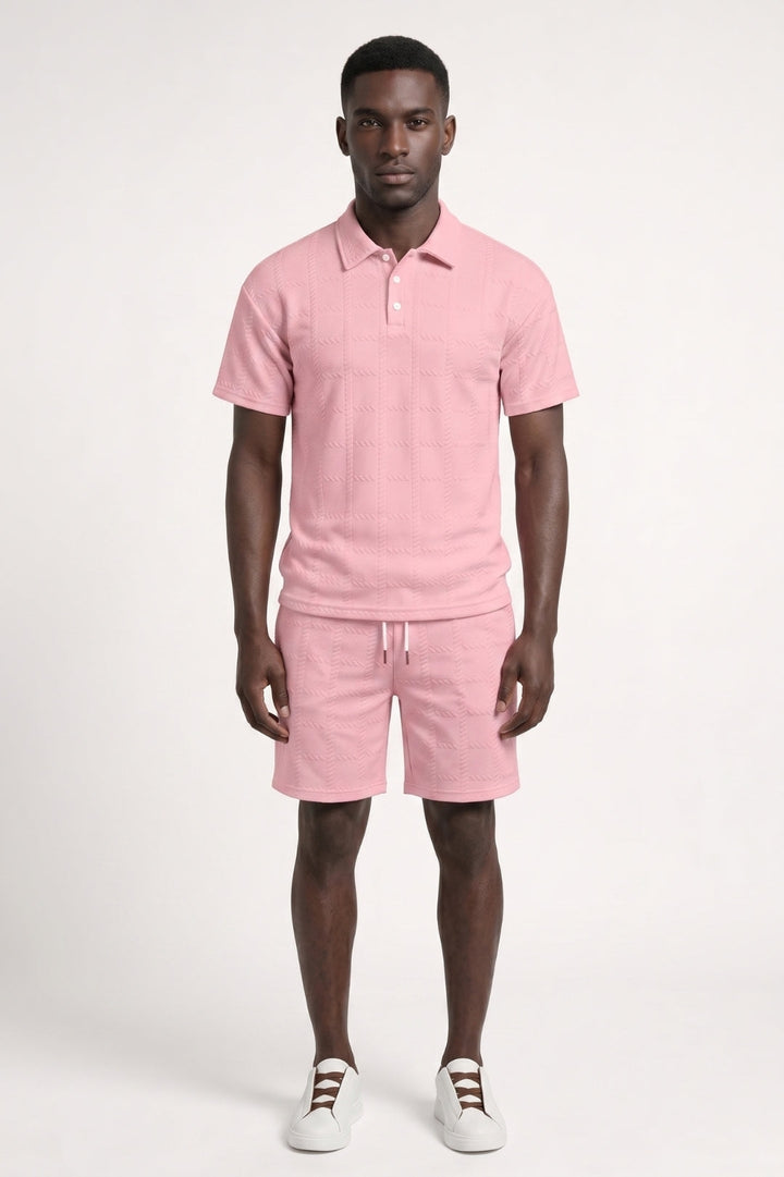 Men's Set | Polo Shirt & Shorts | A Polished Summer Look