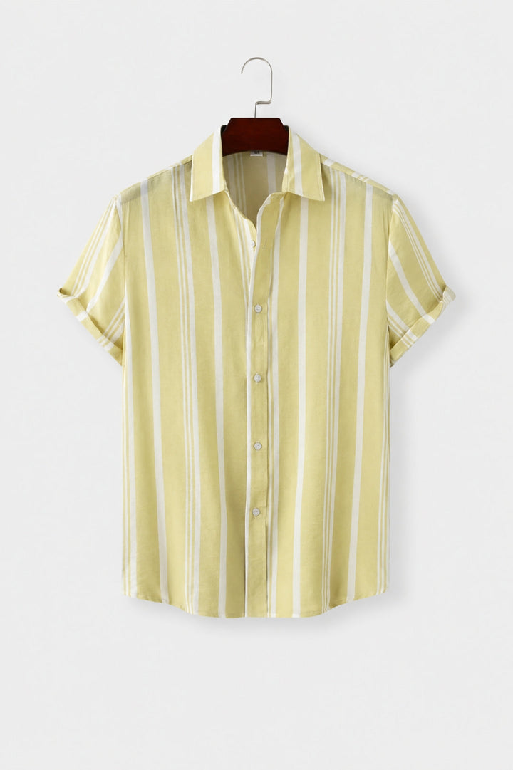 Men's Shirt | Navy Stripes | Resort Chic | Summer