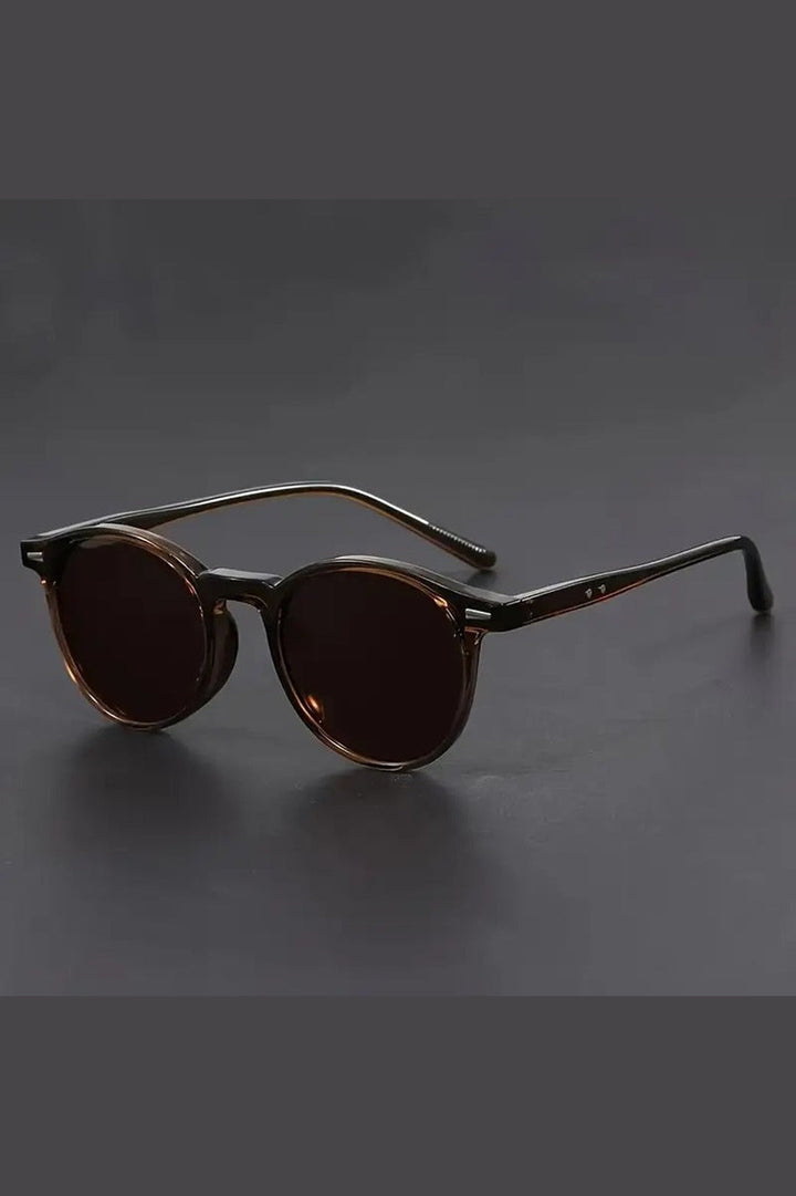 Men's Round Sunglasses | Lightweight Frame, Retro Tortoiseshell Design