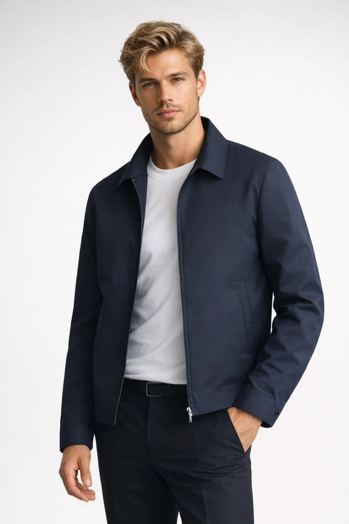Men's Spring Jacket | Business Casual | Checkered Lining | An Elegant Look for the Office