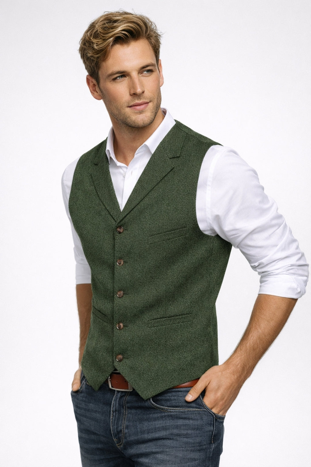 Men's Vest | Elegant Fit | Casual Suit Style