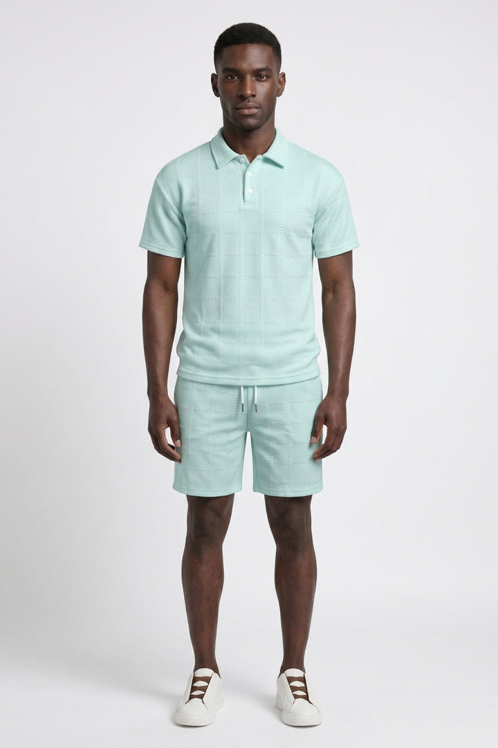Men's Set | Polo Shirt & Shorts | A Polished Summer Look
