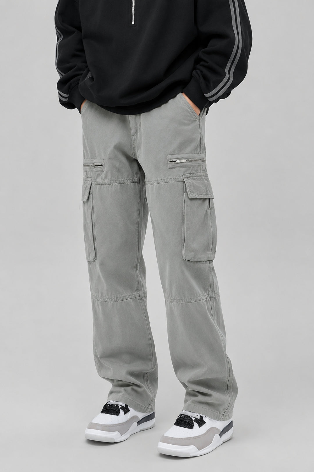 Men's Cargo Pants | Drawstring & Flap Pockets