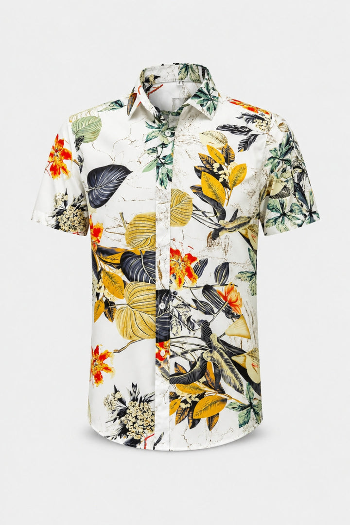 Men's Shirt | Hawaiian Print | Resort Style | Summer