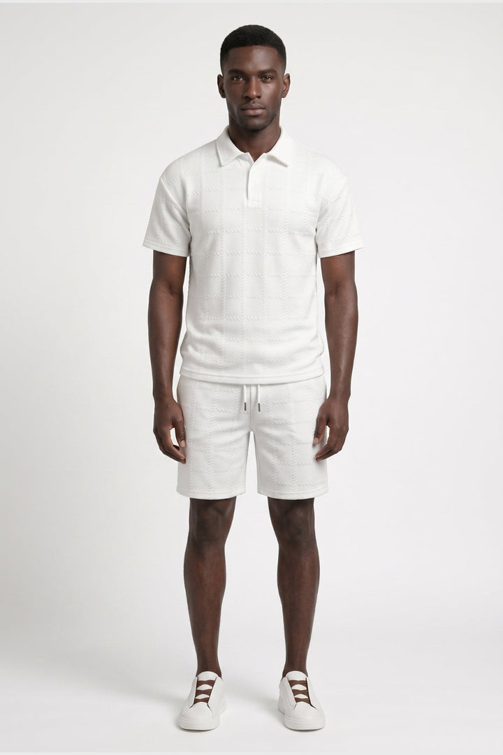 Men's Set | Polo Shirt & Shorts | A Polished Summer Look