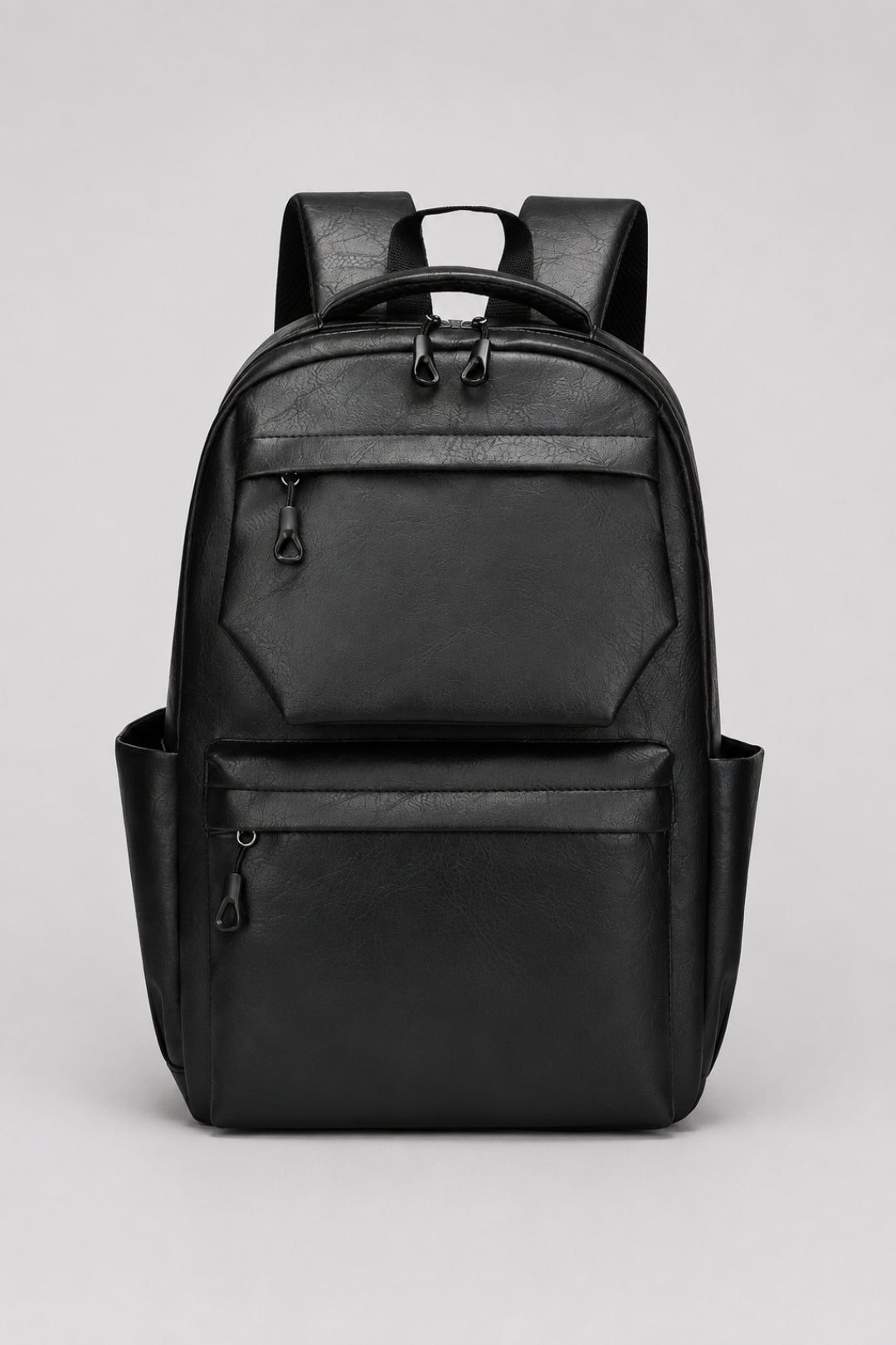 Men's Backpack | Leather-Look | Multiple Compartments | Everyday Use