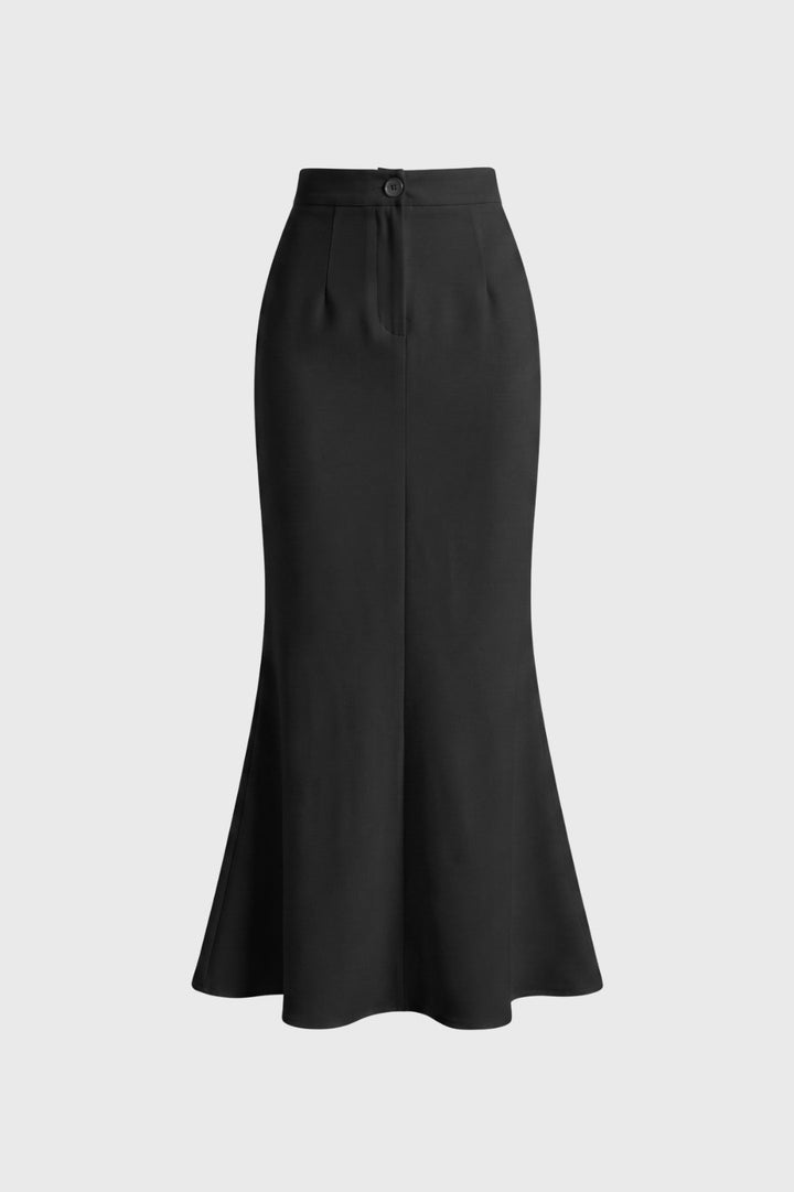 Women's White Maxi Skirt - Flowy & Elegant