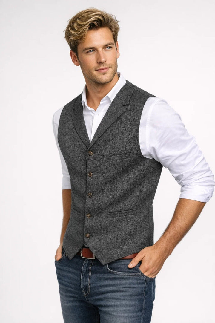 Men's Vest | Elegant Fit | Casual Suit Style