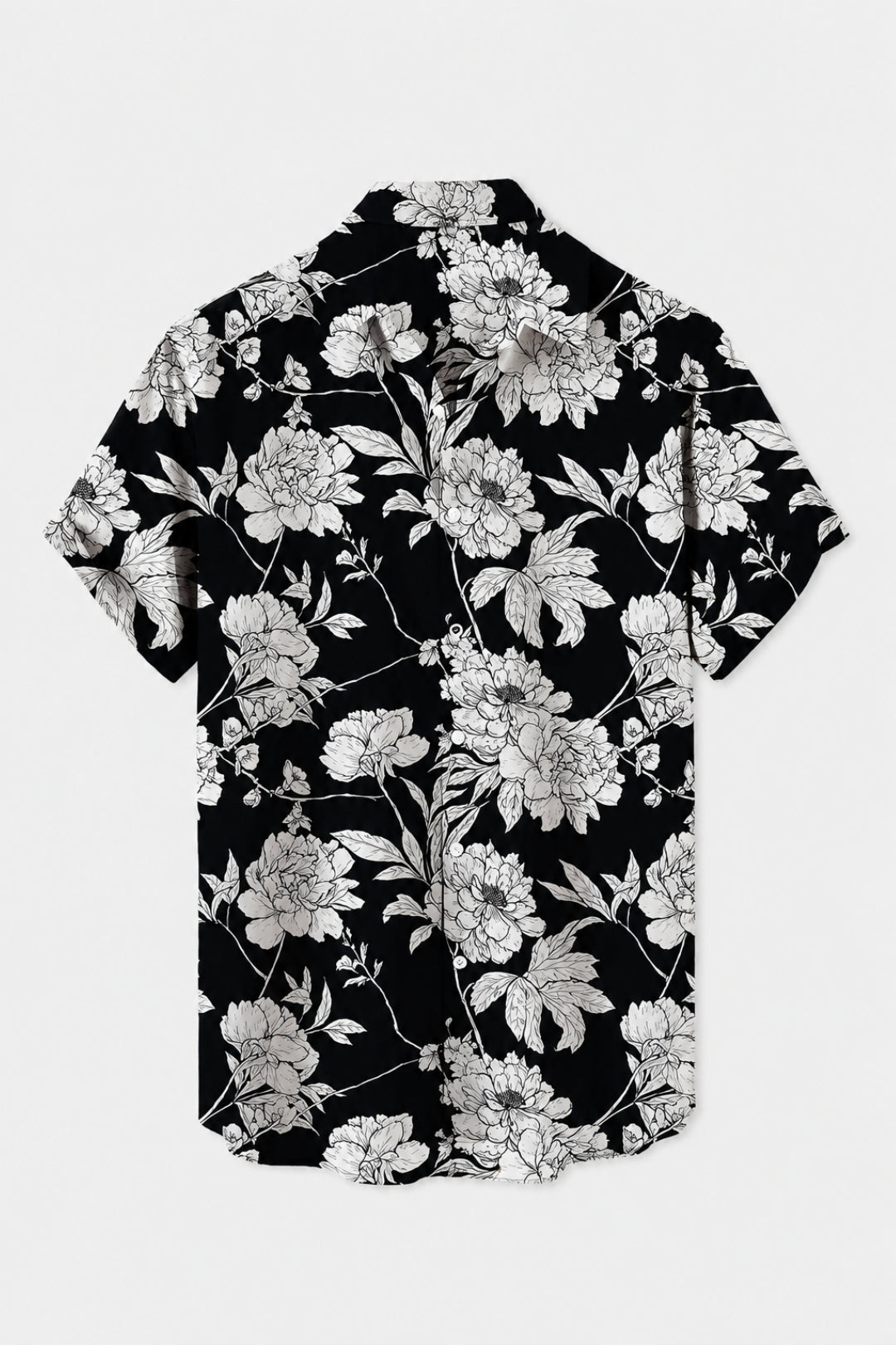 Men's Shirt | Tropical Print | Short-Sleeve | Summer