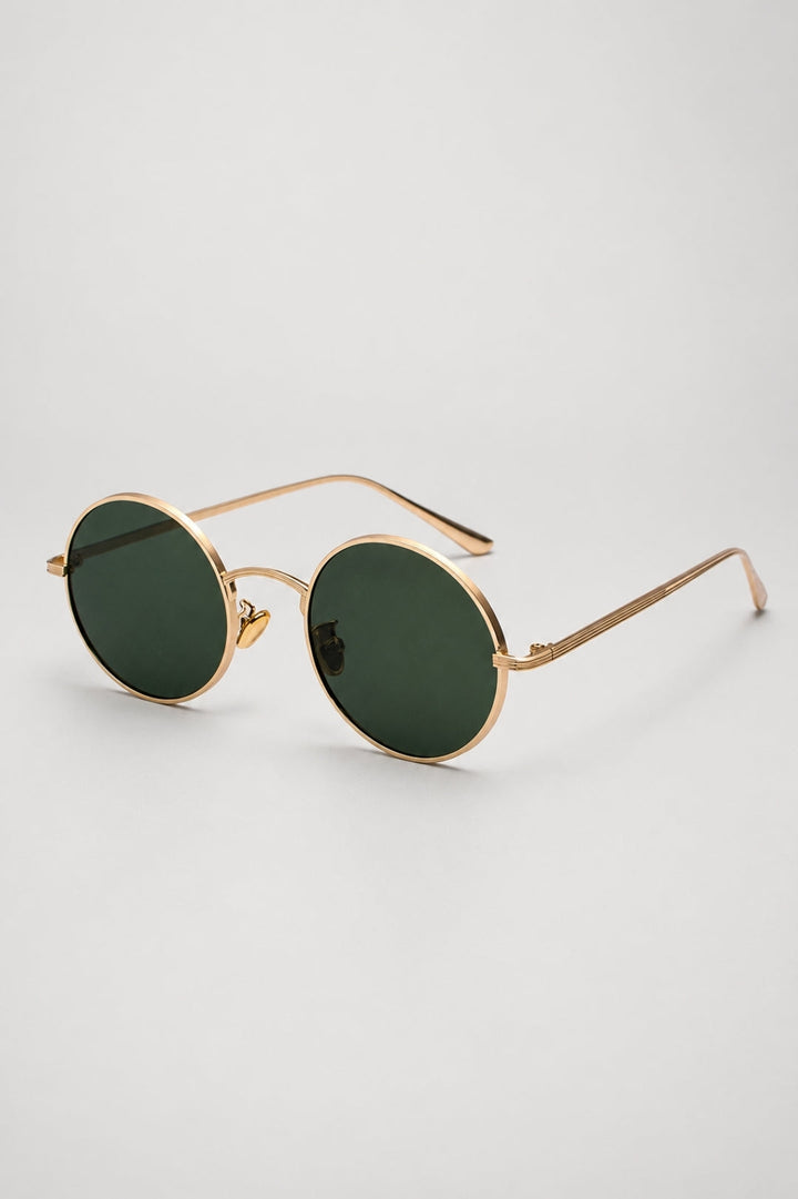 Men's sunglasses with a round fit | Metal frames and a classic vintage retro design