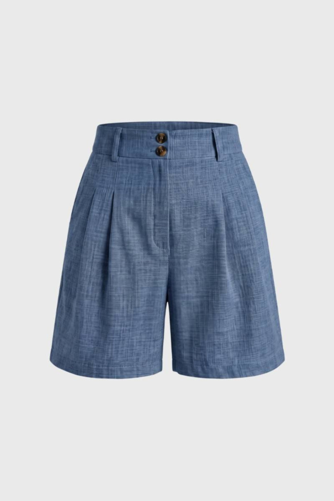 Women's Shorts | High-Waisted & Pleated | Sand Beige