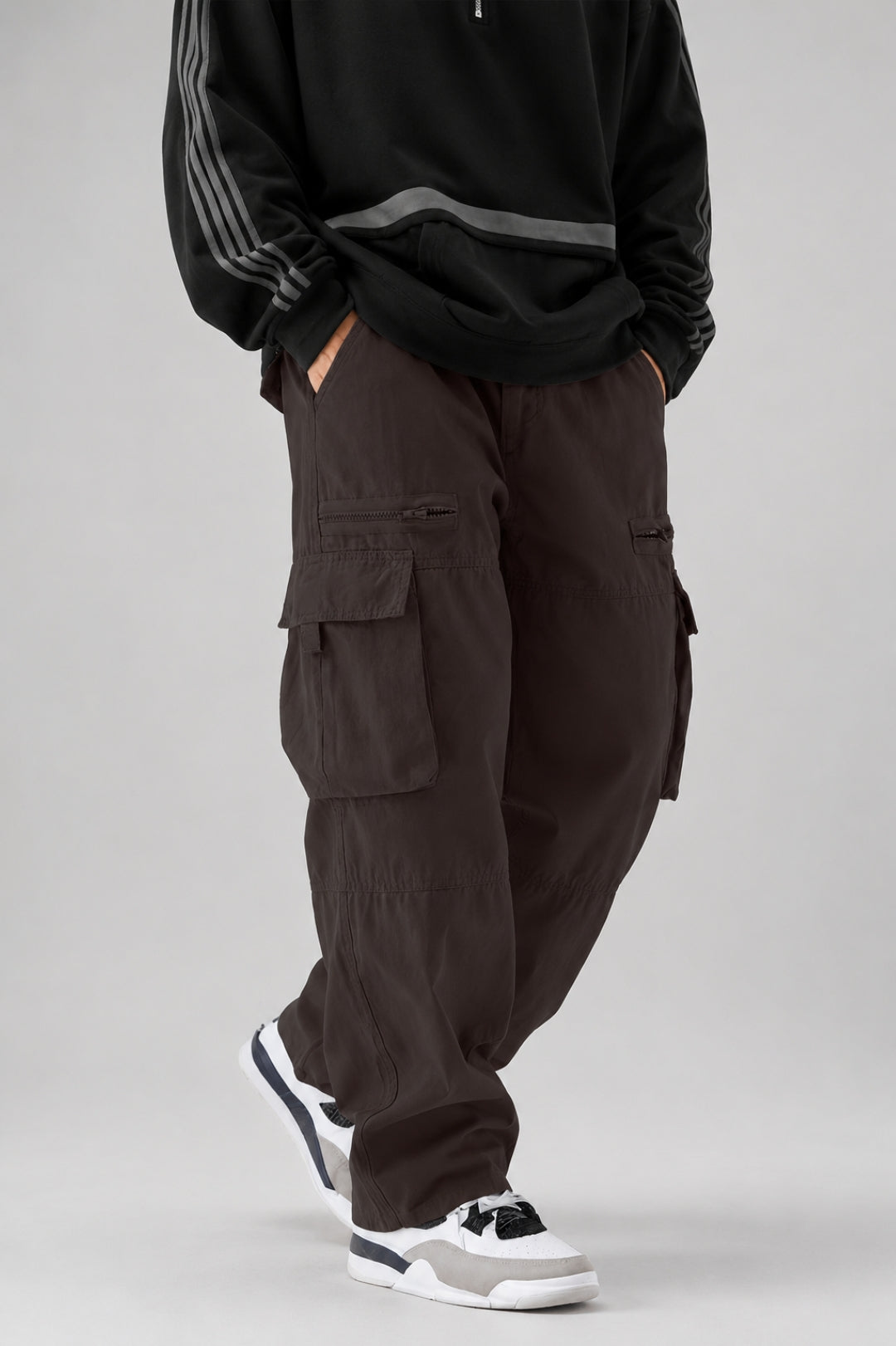 Men's Cargo Pants | Drawstring & Flap Pockets