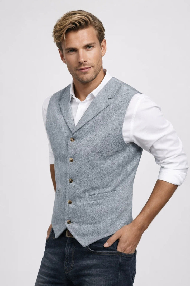 Men's Vest | Elegant Fit | Casual Suit Style