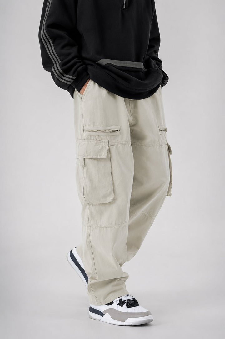 Men's Cargo Pants | Drawstring & Flap Pockets