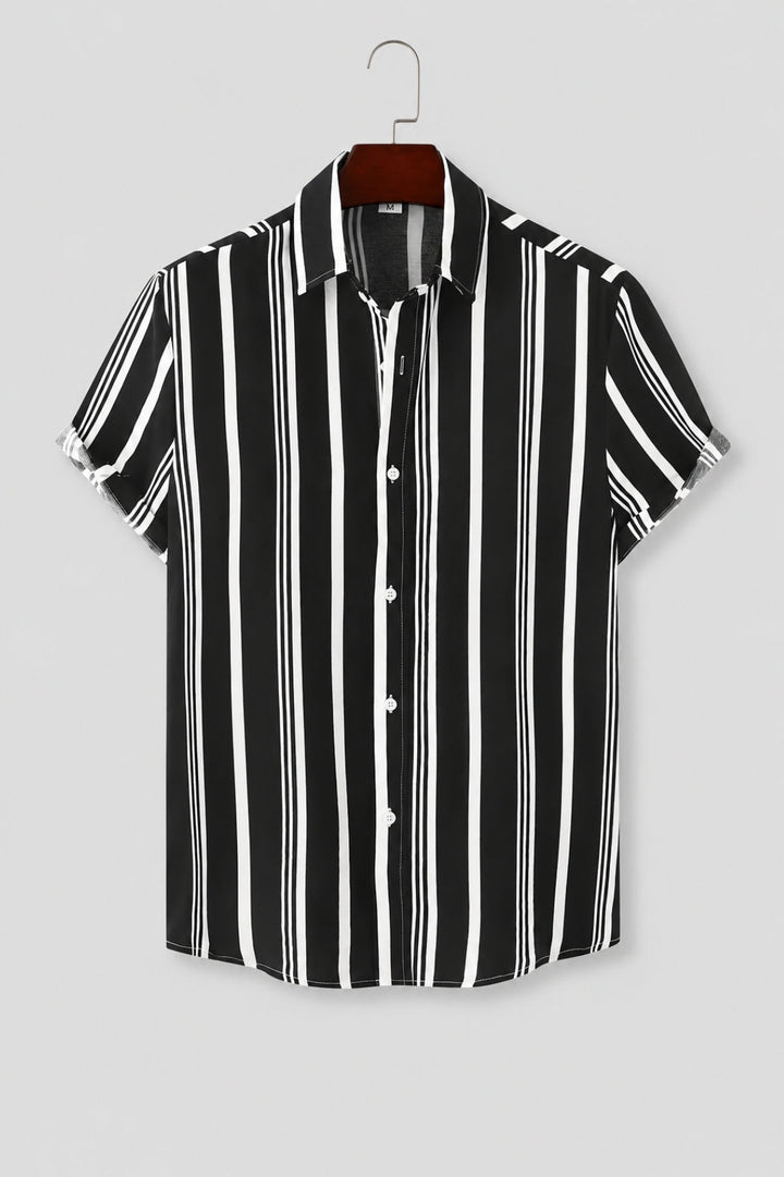 Men's Shirt | Navy Stripes | Resort Chic | Summer