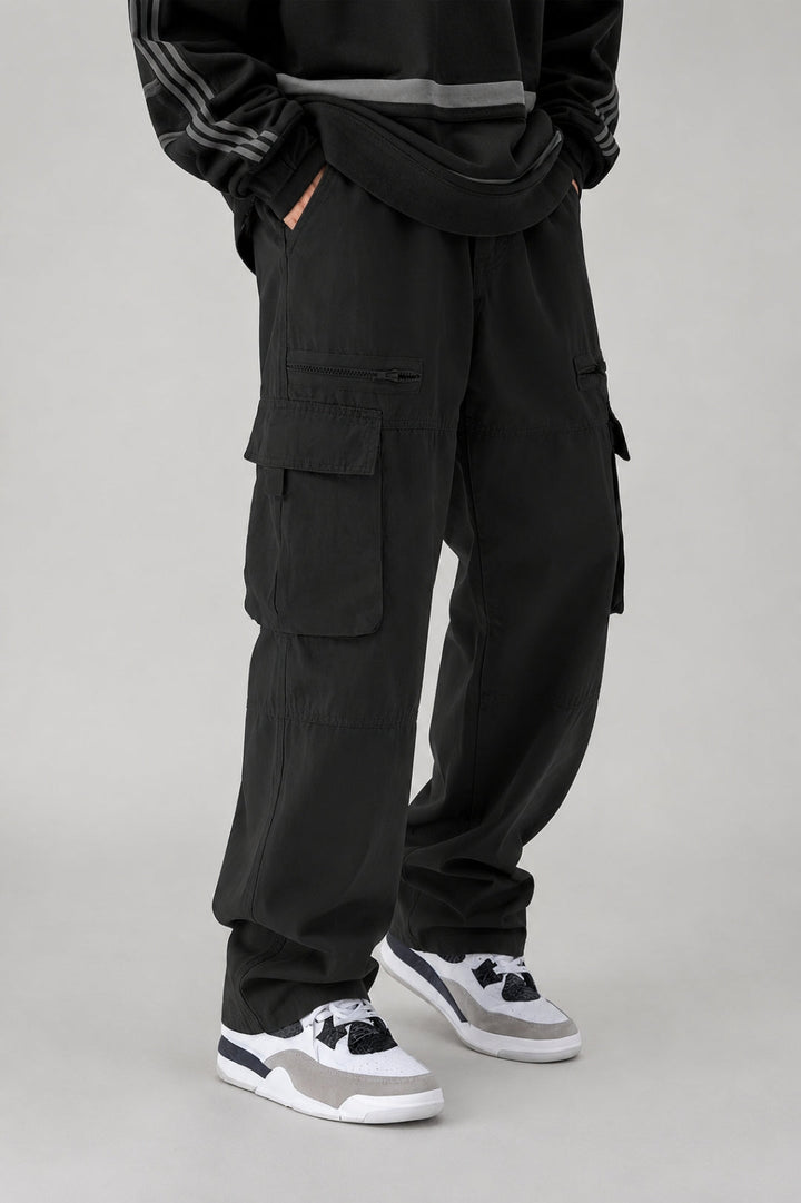 Men's Cargo Pants | Drawstring & Flap Pockets
